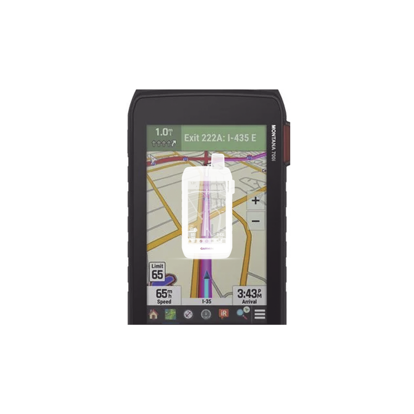 GPS Montana 700i / Navegación Satelital / Pantalla Táctil 5" / Resistente al Agua / Batería de 18 Horas / Conectividad Global Iridium / Mensajería Bidireccional / SOS Interactivo / Compatible con Multi-GNSS