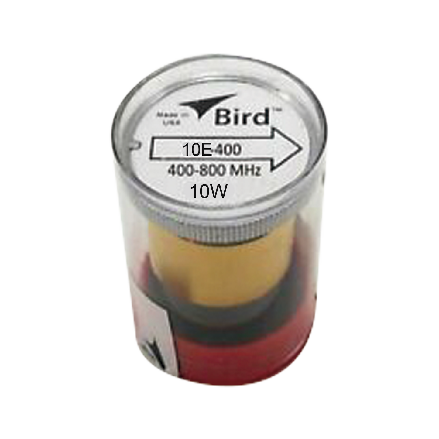Elemento de 10 Watt en Línea 7/8" para Wattmetro BIRD 43 en Rango de Frecuencia de 400 a 800 MHz.