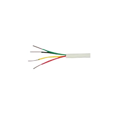 Bobina de 305 Metros / Alambre de Cobre / 4x22 AWG / Tipo CM-CL2 / Para Interior / Color Blanco/ Para Aplicaciones de Alarmas de Intrusión / Sistemas de Automatización.