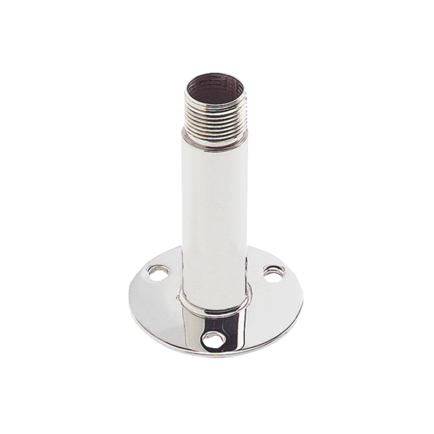 Montaje Recto de Acero Inoxidable / de 4 pulgadas de Alto y 3 de Base / Rosca 1-1/4