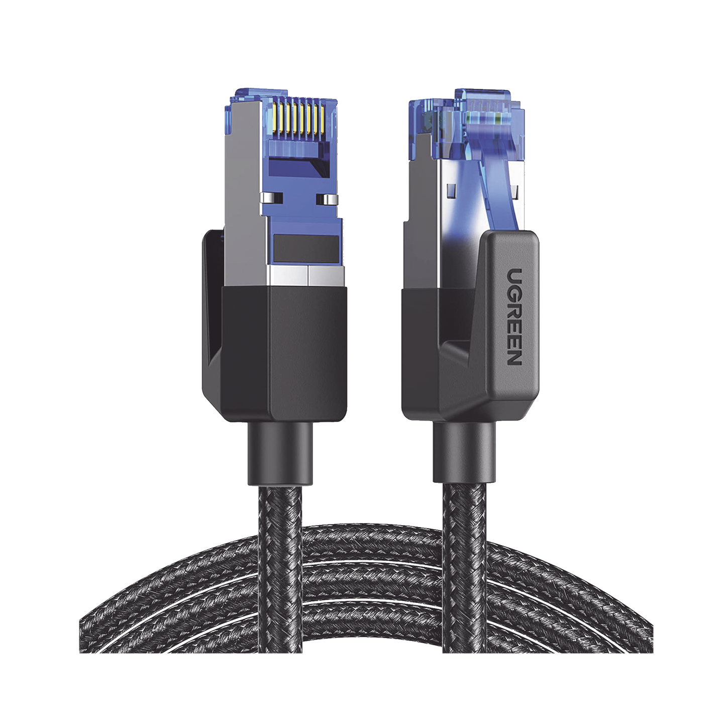 Cable Ethernet Cat8 Class F/FTP Redondo con Malla de Nylon 5 Metros (16.40 Pies)