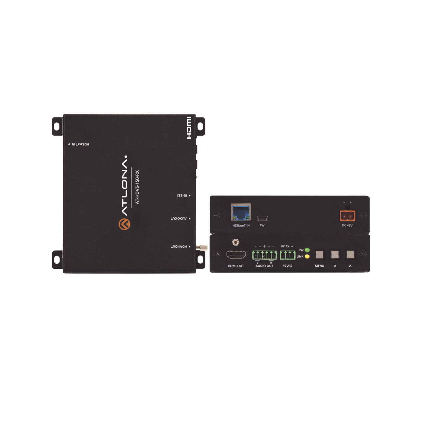 Receptor y escalador HDBaseT PoE