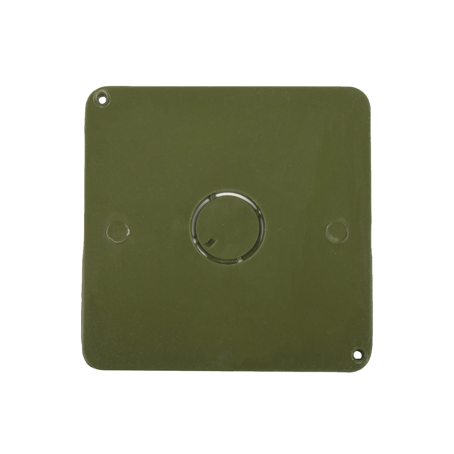 Tapa para Caja Cuadrada de 1/2" para instalaciones con tubería PVC Conduit pesado.
