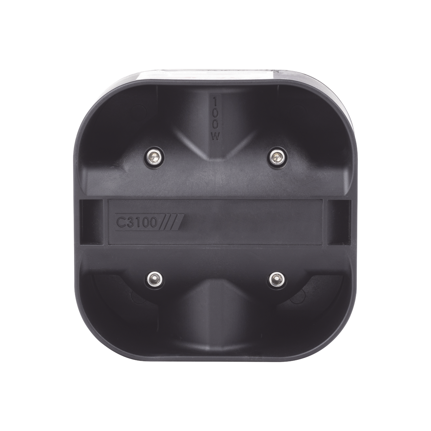 Bocina Compacta de Uso Rudo, 100 Watts de Potencia, Ideal Para Vehículos de Encubierto, Con Soporte Universal, 11 Ohms de Impedancia