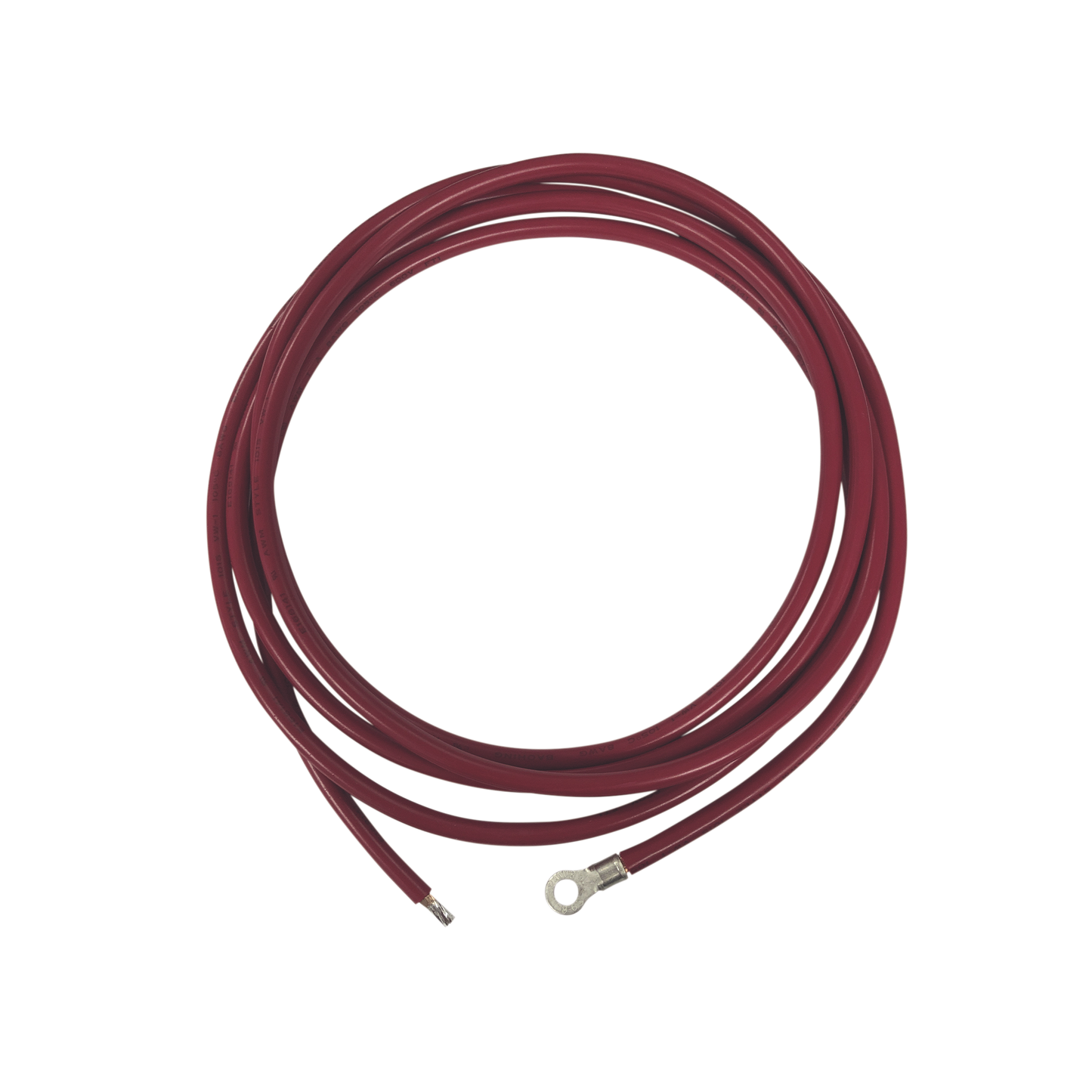 Cable para Controlador 3.0 m, Rojo, Calibre 8 AWG con Terminal de Ojo en un Extremo