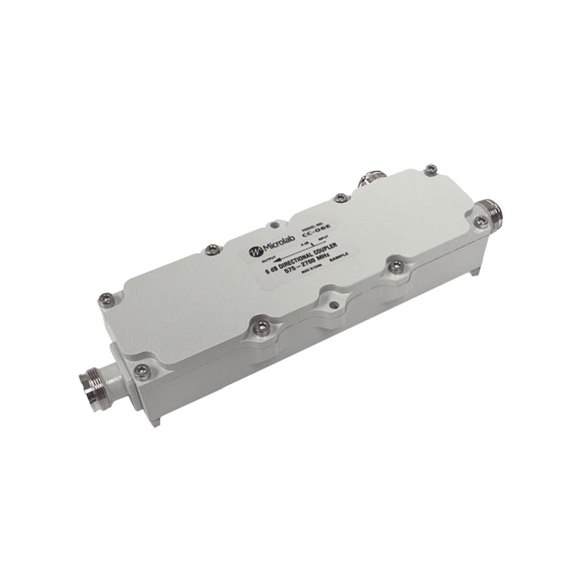 Acoplador direccional 7dB 575-2700MHz 300W - 161 dBc 4.3 - 10 IP67