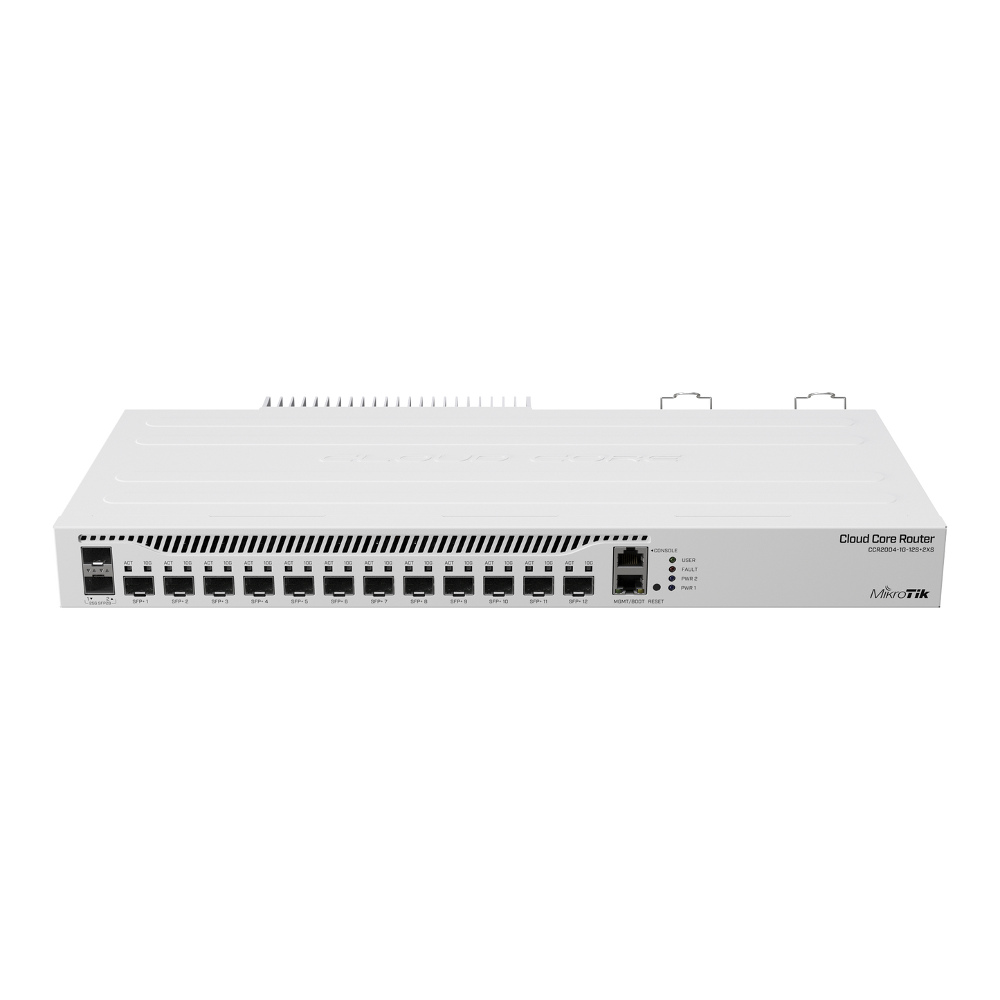 (CCR2004-1G-12S+2XS) Cloud Core Router 12 puertos 10G SFP+, 2 25G SFP28, Fuente Redundante