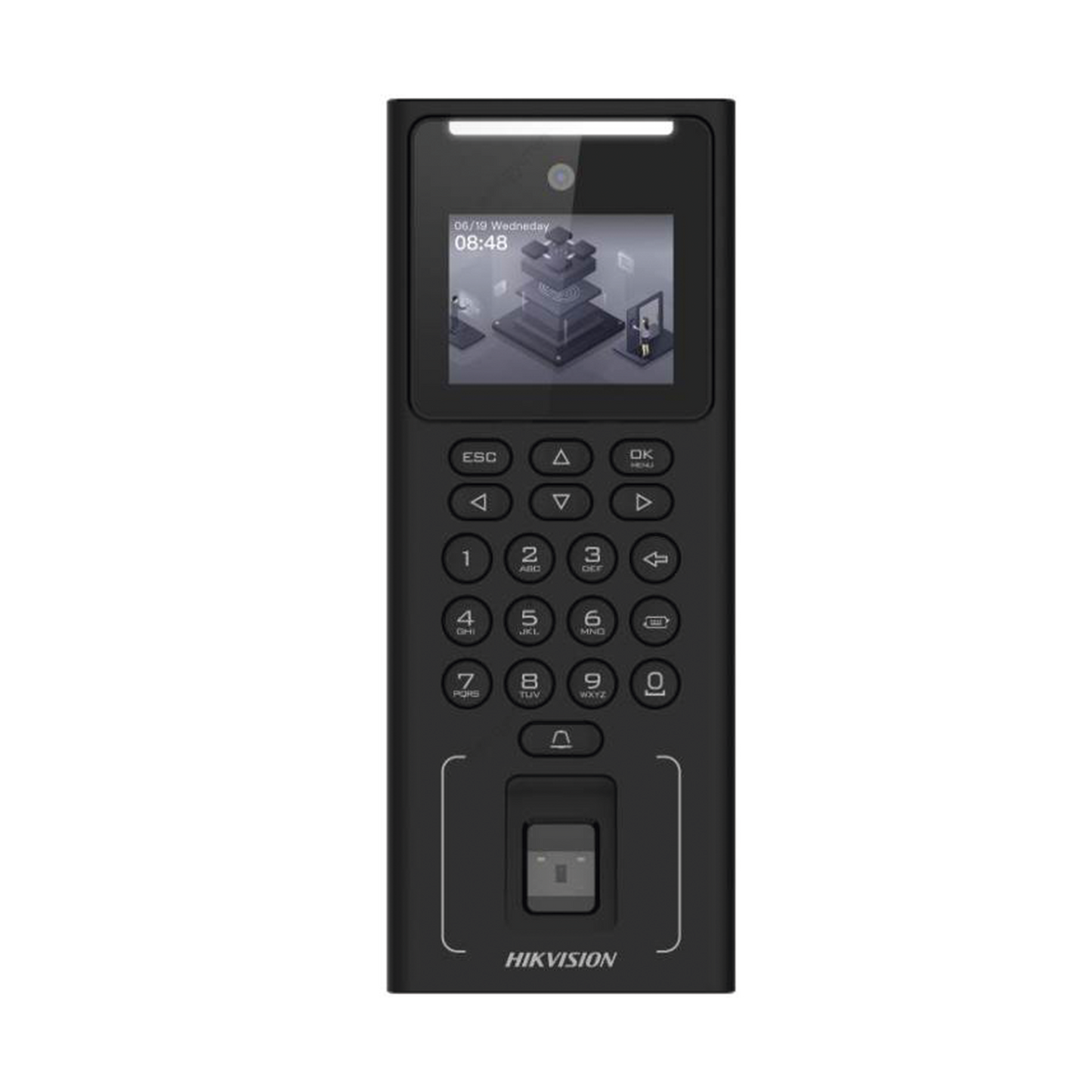 Terminal Facial Min Moe WIFI Administrable por Smartphone o Nube / Acceso y Asistencia /500 Rostros y Lector de Tarjetas MIFARE / 3,000 Huellas / 3,000 Tarjetas