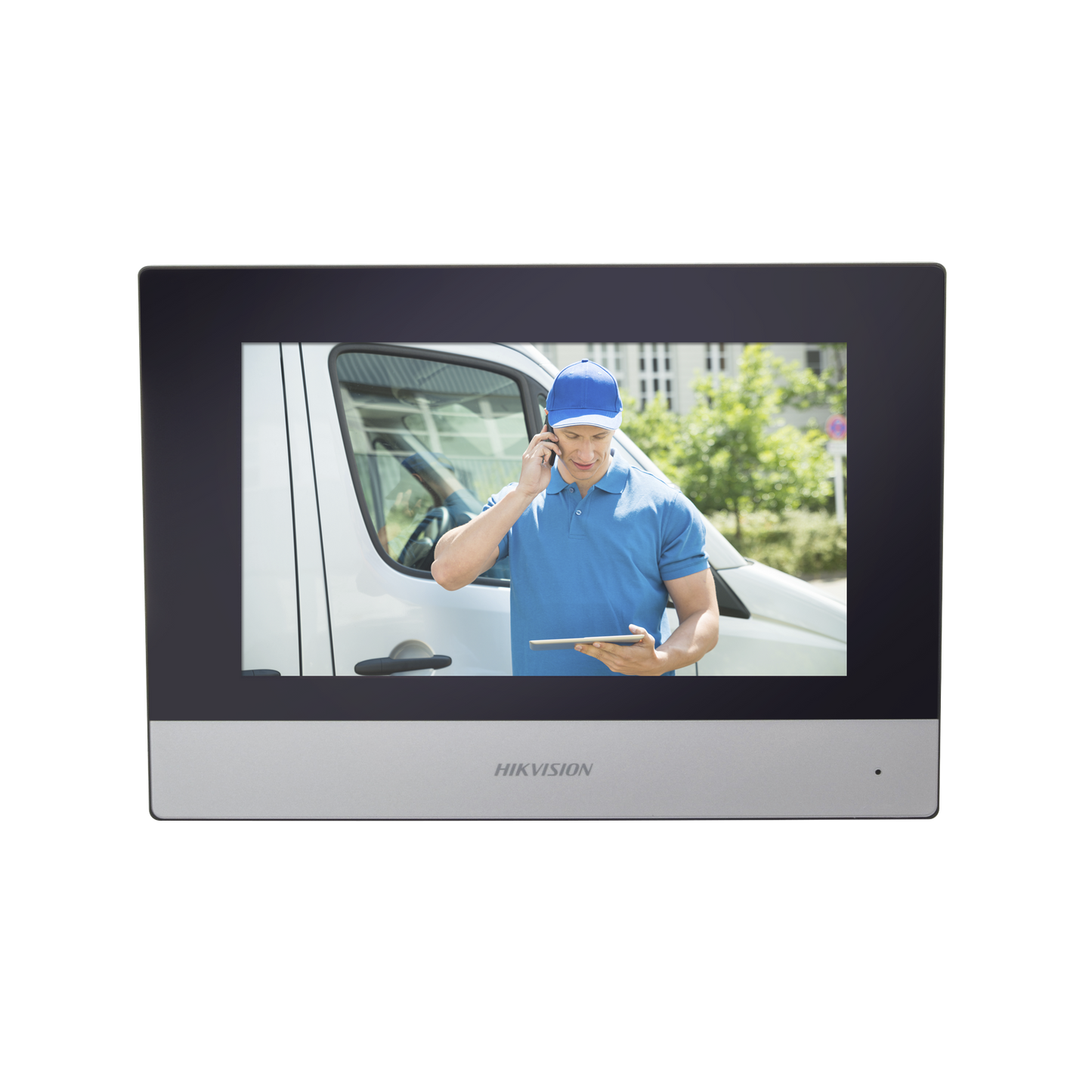 Monitor IP WiFi Touch Screen 7" para Videoportero IP / Vídeo en Vivo / PoE Estándar / Apertura Remota / Llamada Entre Monitores / Audio de dos vías / Policarbonato