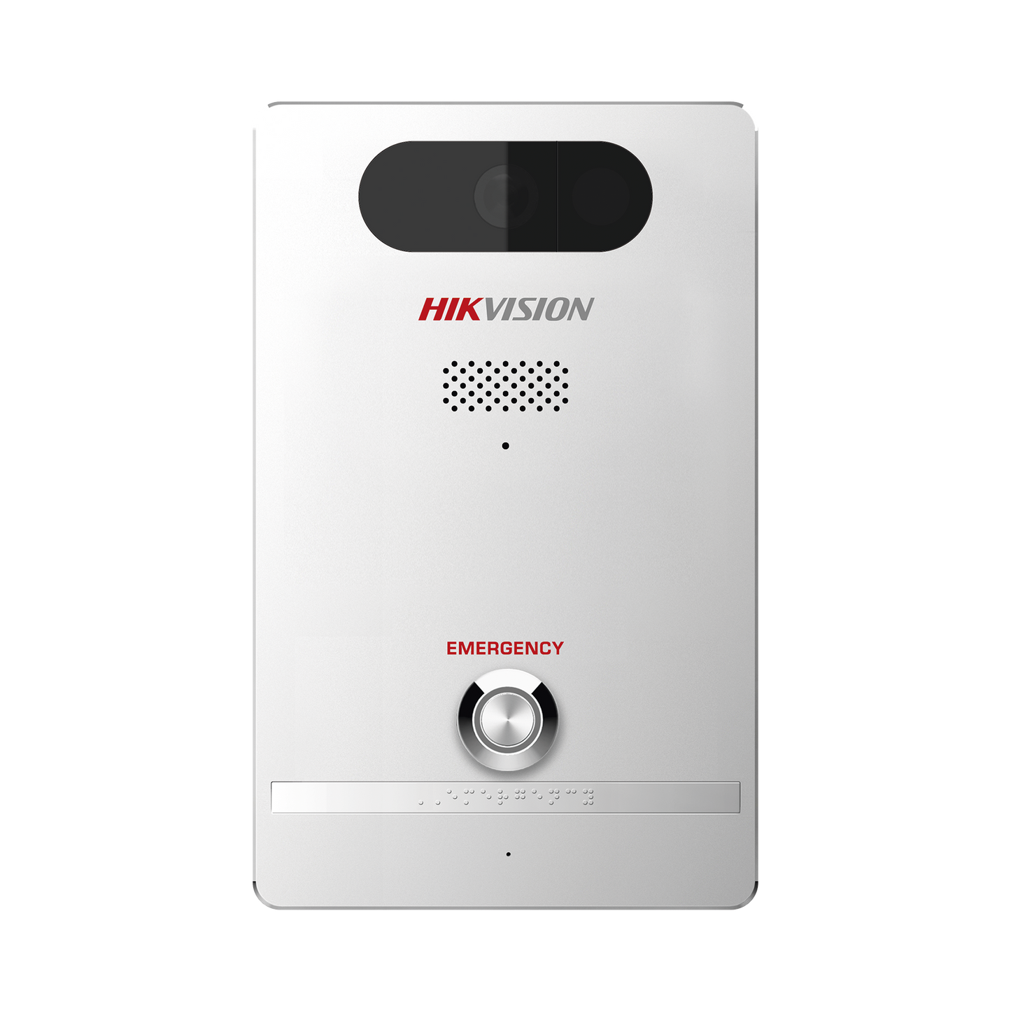 Estación de Alarma de Pánico / Cámara de 4 Megapixel / Micrófono Integrado / Exterior IP65 / Protección IK10 / PoE / 10 mts IR / Entradas y Salidas de Alarma