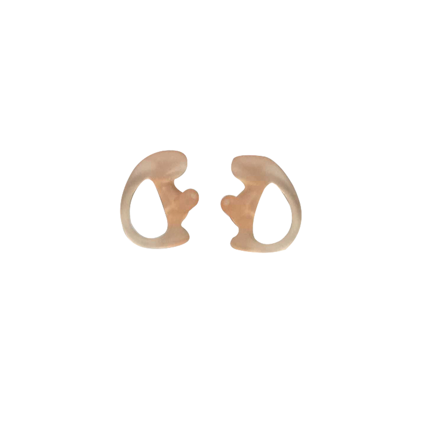 Auricular de oido abierto transparente hipoalergenico mediano