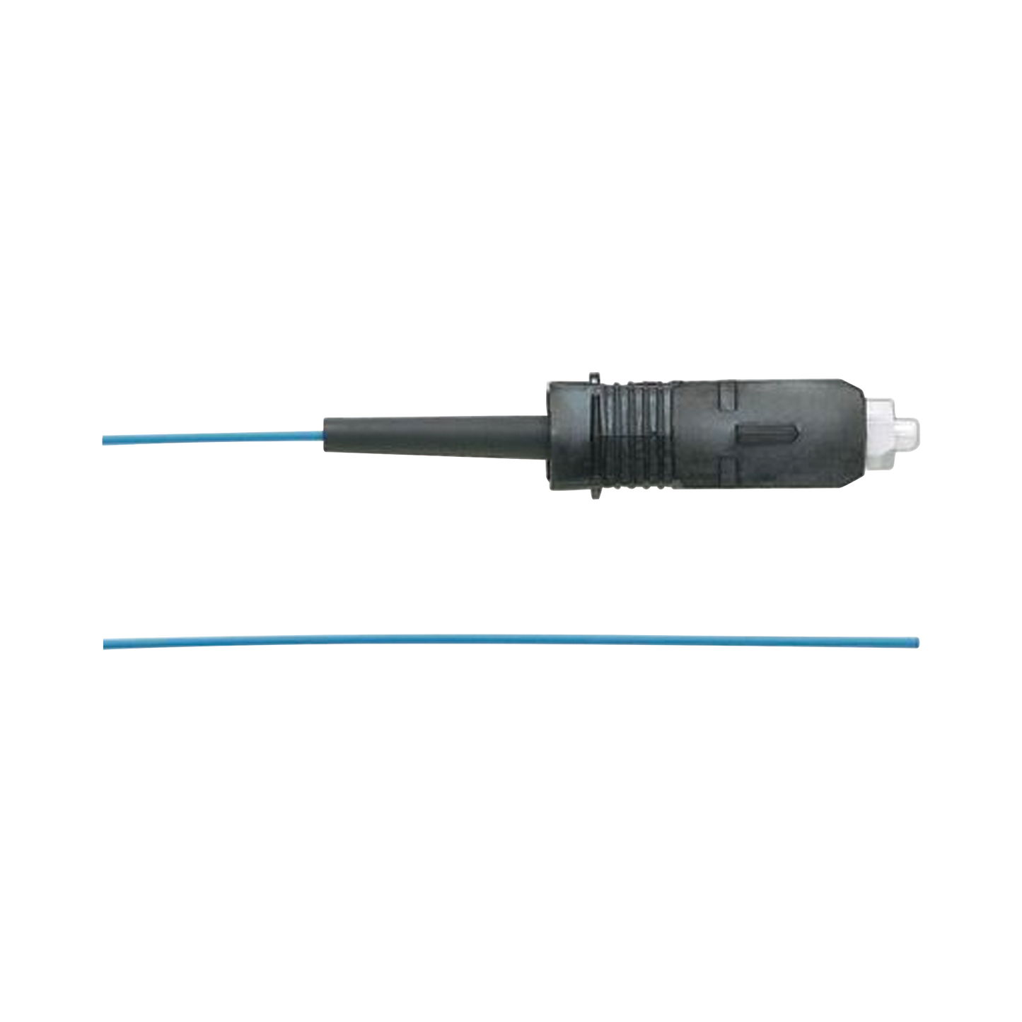 Pigtail de Fibra Óptica SC Simplex, Multimodo OM3 50/125, 900um, Color Aqua, 1 Metro (3.28 Pies)