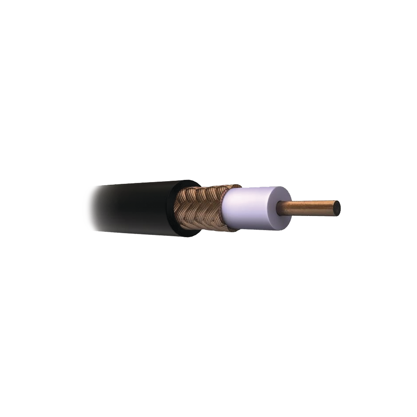 Cable Coaxial RG11/U, 305 Metros (1000 Pies), Bobina de 305 Metros (1000 Pies) Color Negro, AWG 14 Aislamiento Espumado, Blindaje de Aluminio al 60%, Aplicación Intemperie para Video Vigilancia
