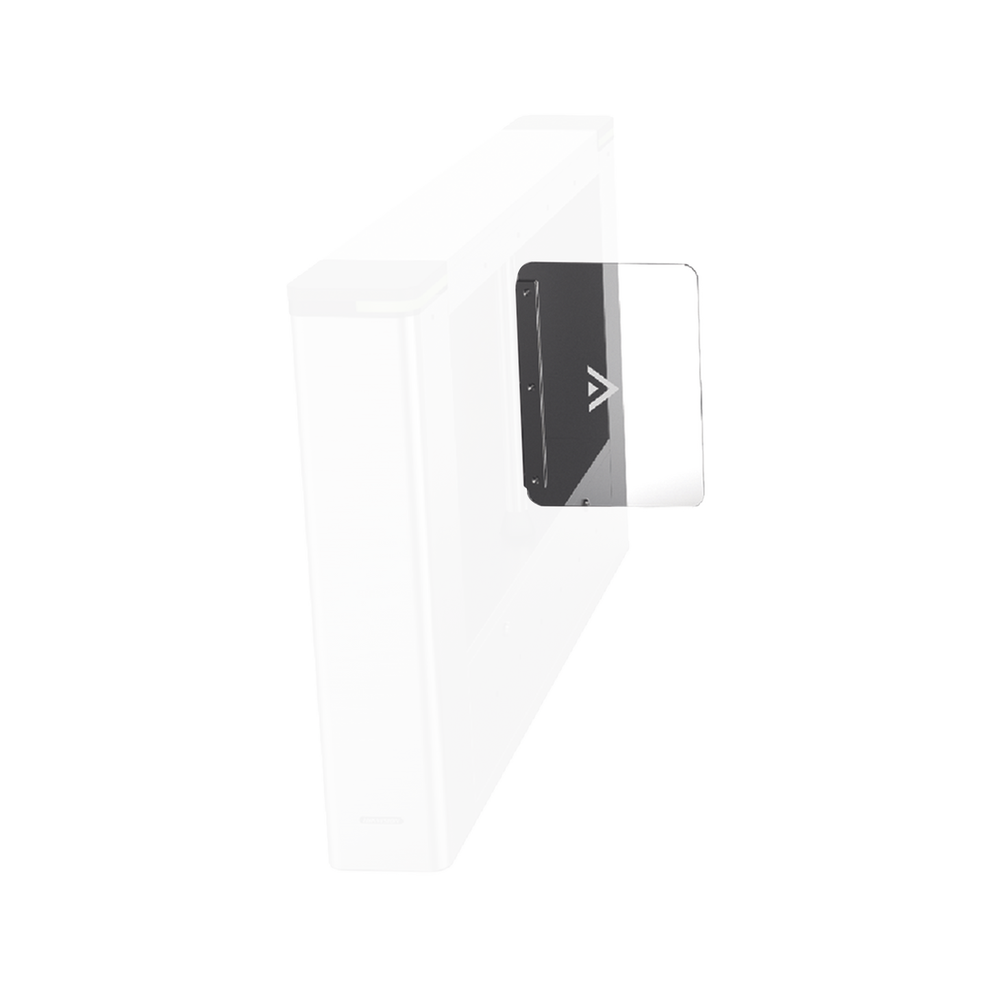 Aleta de Acrílico para formar carriles de 75 cms en torniquetes Hikvision Series DS-K3B501 y DS-K3B601