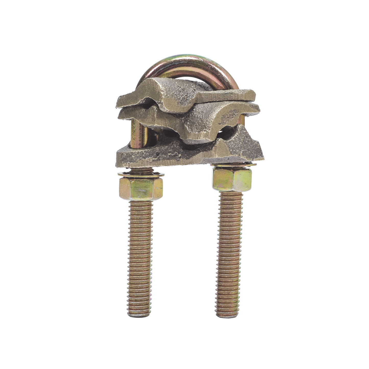 Conector X 2 Cables / Calibre 4-2/0 AWG / Bronce 100% / Unión Cruzada / Sin Soldadura / Baja Resistencia