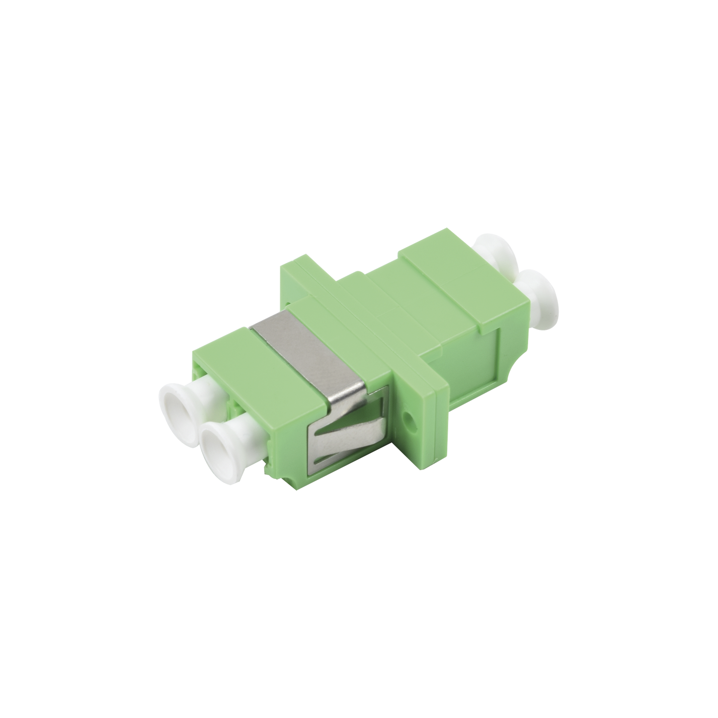 Módulo Acoplador de Fibra Óptica Duplex LC/APC a LC/APC Compatible con Fibra Monomodo