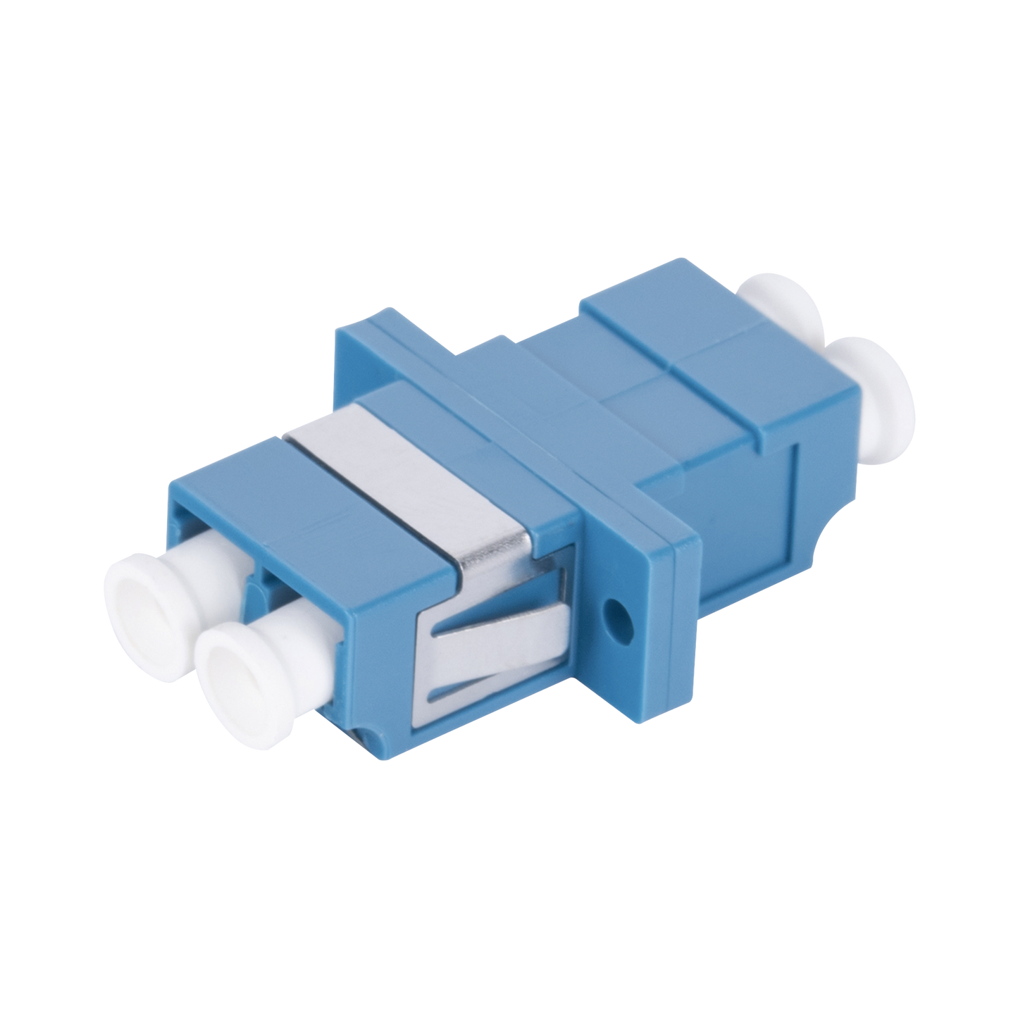 Módulo Acoplador de Fibra Óptica Duplex LC/UPC a LC/UPC Compatible con Fibra Monomodo