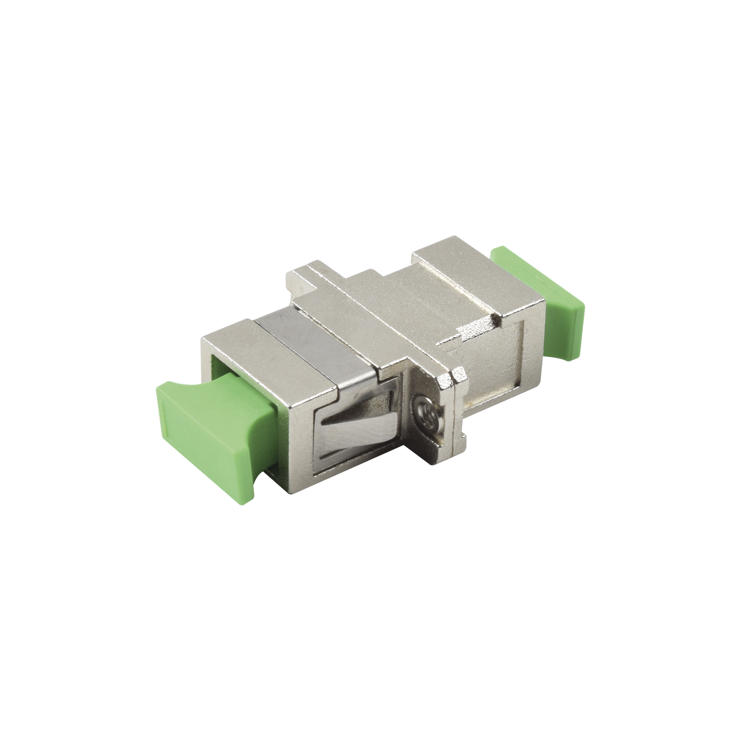Módulo Acoplador de Fibra Óptica Simplex SC/APC a SC/APC Compatible con Fibra Monomodo