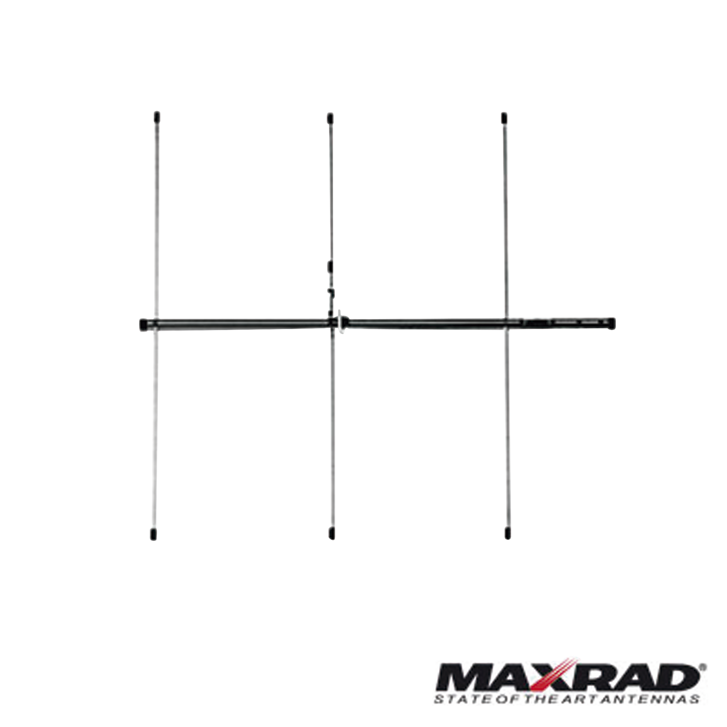 Antena base VHF, direccional, rango de frecuencia 150 - 174 MHz (Yagi 3 elementos)