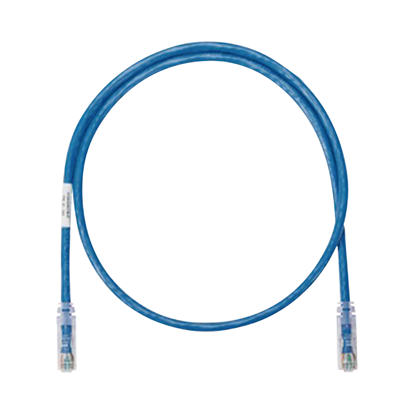 Cable de Parcheo UTP Categoría 6, con Plug Modular en Cada Extremo - 0.3 Metros (1 Pie) - Azul
