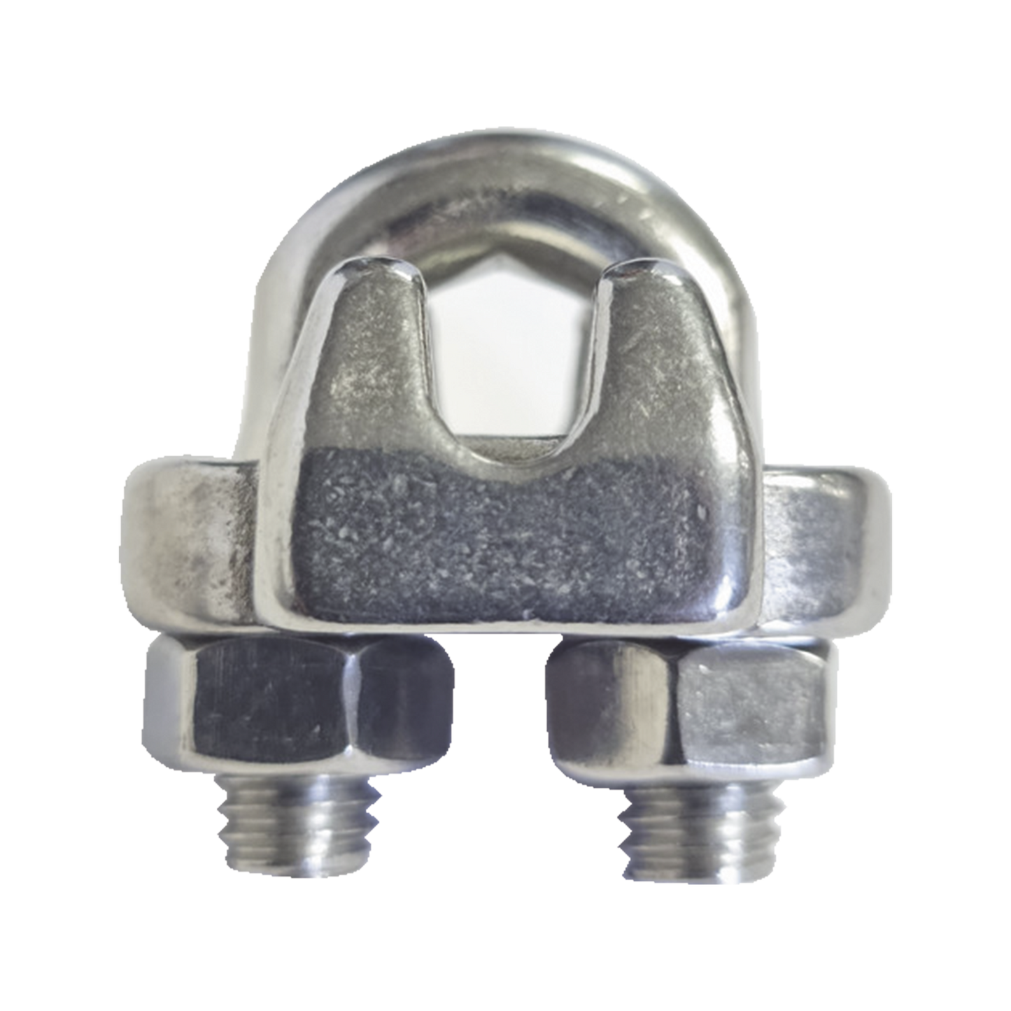 Nudo/ Perro/ Abrazadera Acero Forjado para Cable de 1/8", Acero Inoxidable.