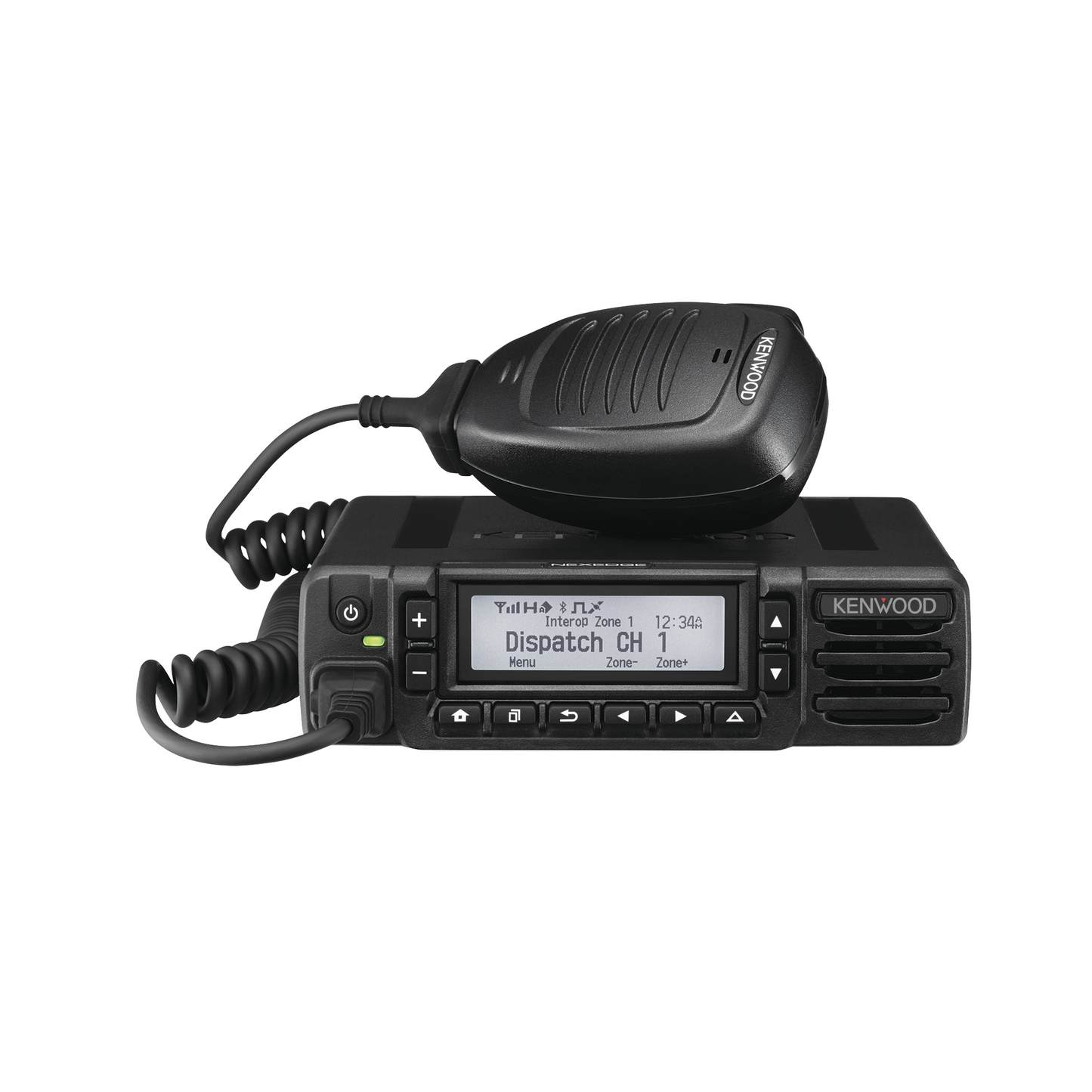 Radio móvil UHF 450-520 MHz, Digital NXDN-DMR-Análogo, 512 Canales, 45 W, GPS, Bluetooth, Cancelación de ruido. Incluye accesorios