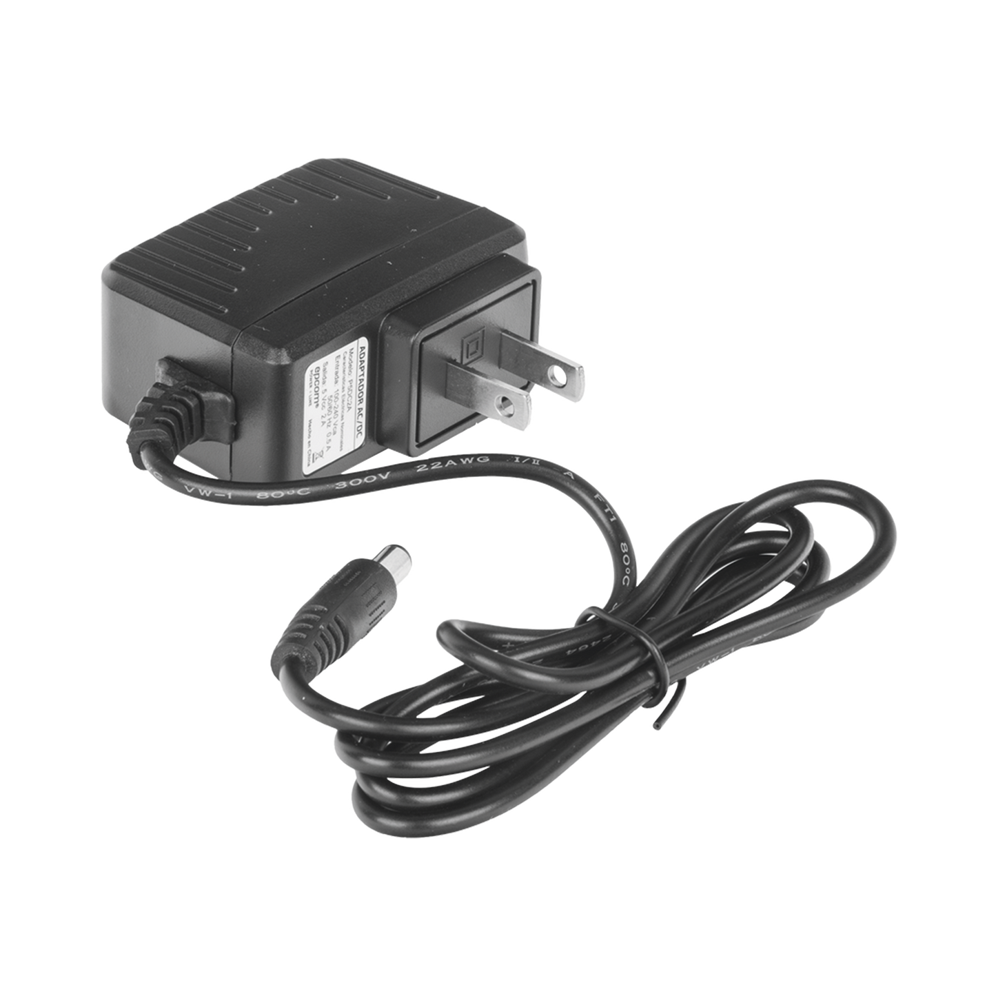 5 Vcc / 2 A / Adaptador de voltaje / Voltaje de Entrada de 100-240 Vca