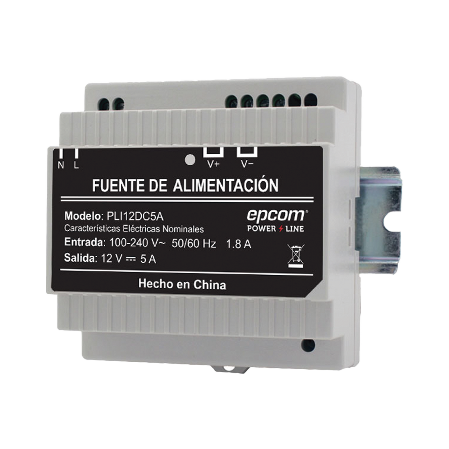 Fuente Industrial Epcom Power Line 12 Vcc 5Amperes