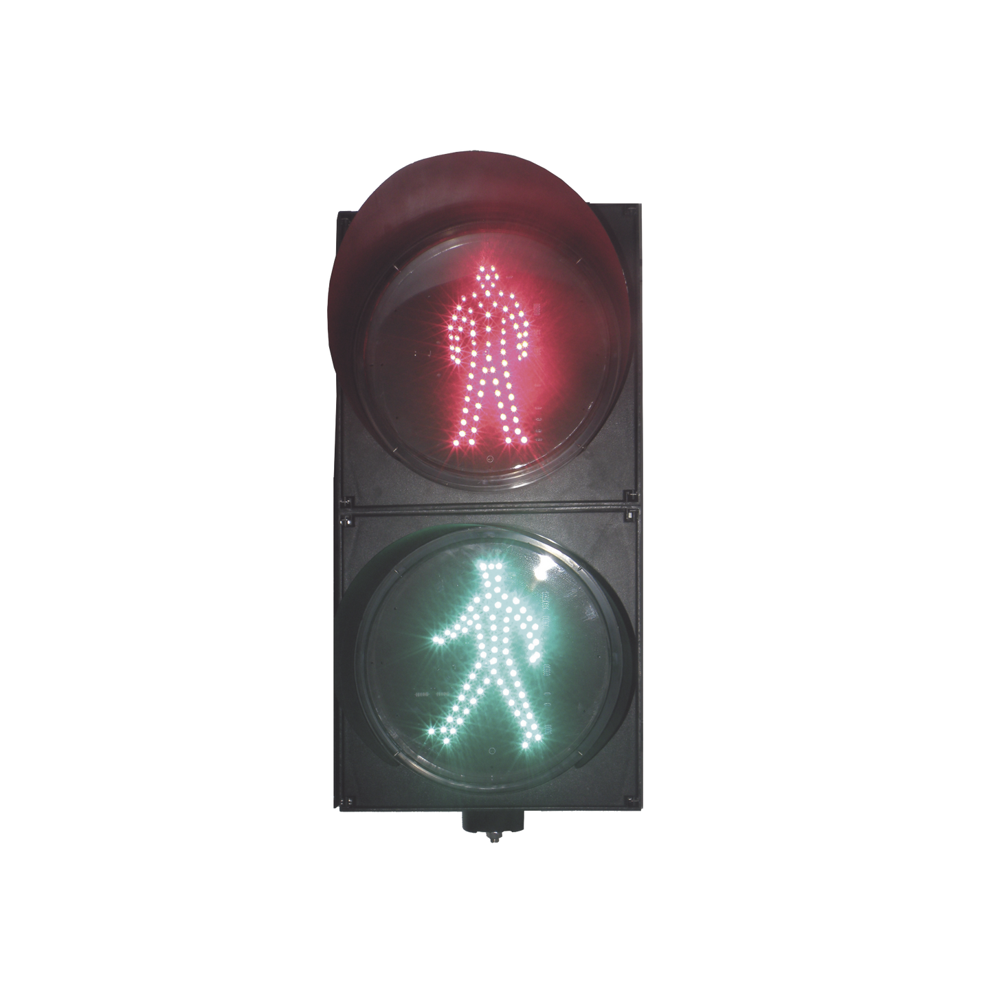 Semáforo Peatonal Indicador Alto / Siga estático / Diámetro 20 Cms.