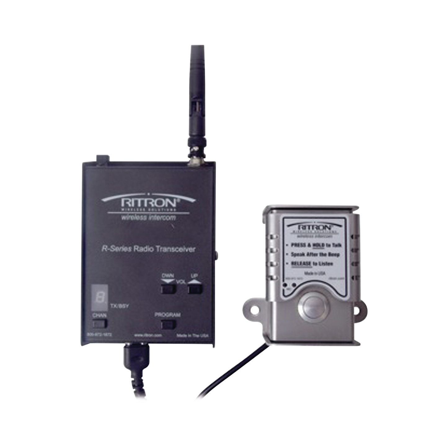 DOORCOM Portero Inalámbrico, Hasta 2 KM, VHF 150-165 Mhz