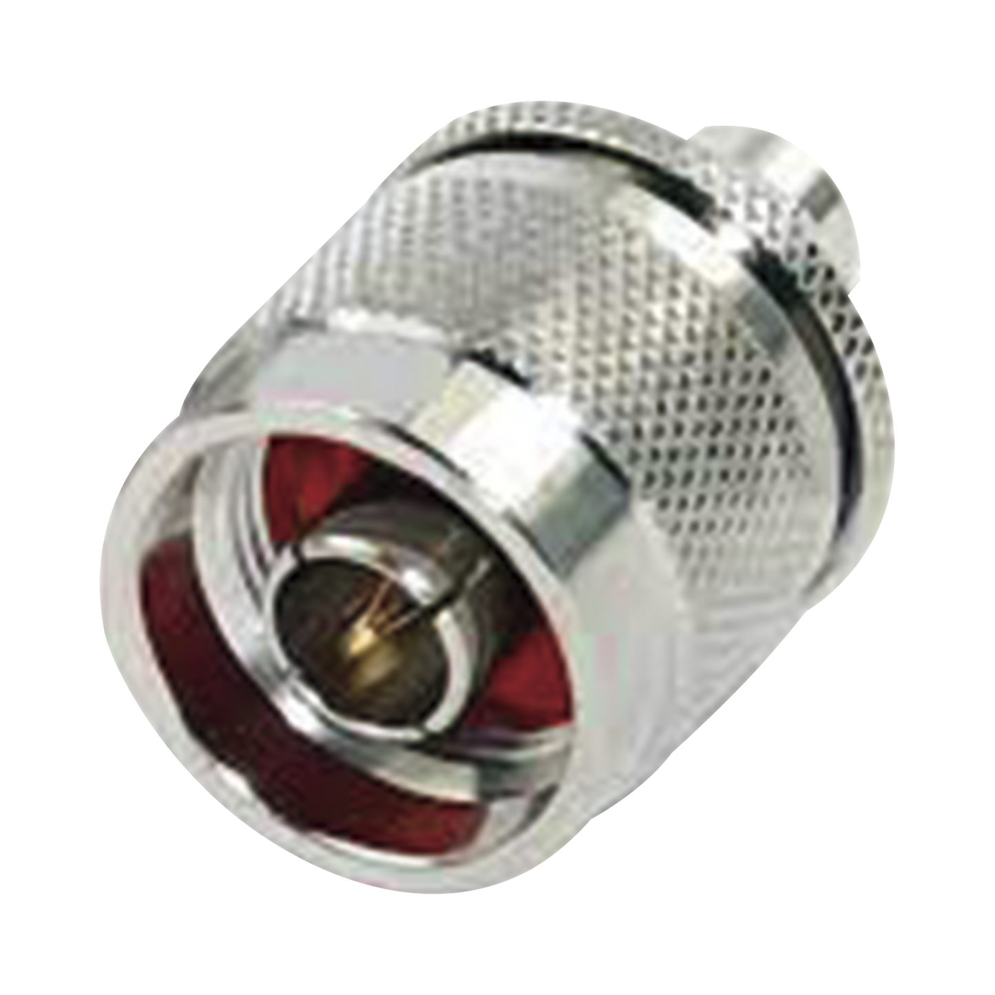 Adaptador en Línea, de Conector SMA Macho Inverso a N Macho, Níquel/ Oro/ Teflón.