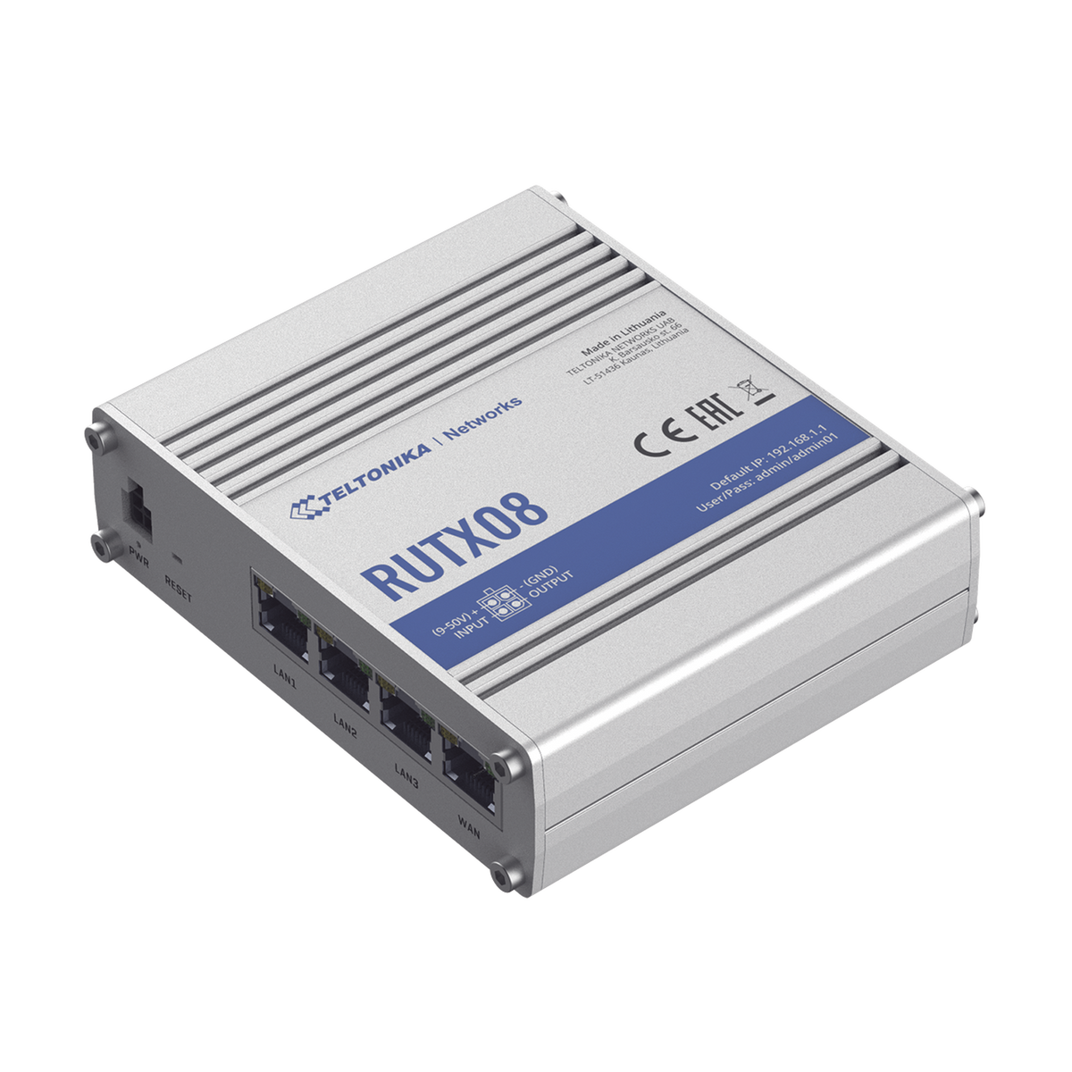 Router Industrial Ethernet VPN / 4 Puertos Gigabit / Quad-Core 717 MHz / 256 MB RAM / RMS / -40°C a 75°C