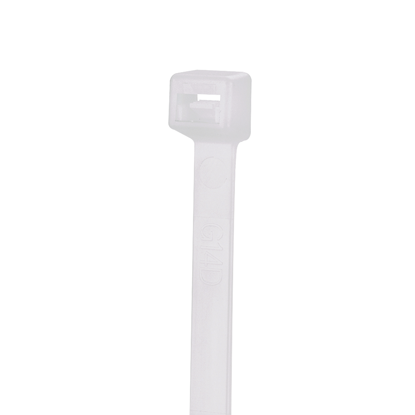 Cincho de Nylon 6.6 StrongHold™, 200mm largo x 2.5mm ancho, Color Natural, Plenum, Paquete de 100pz