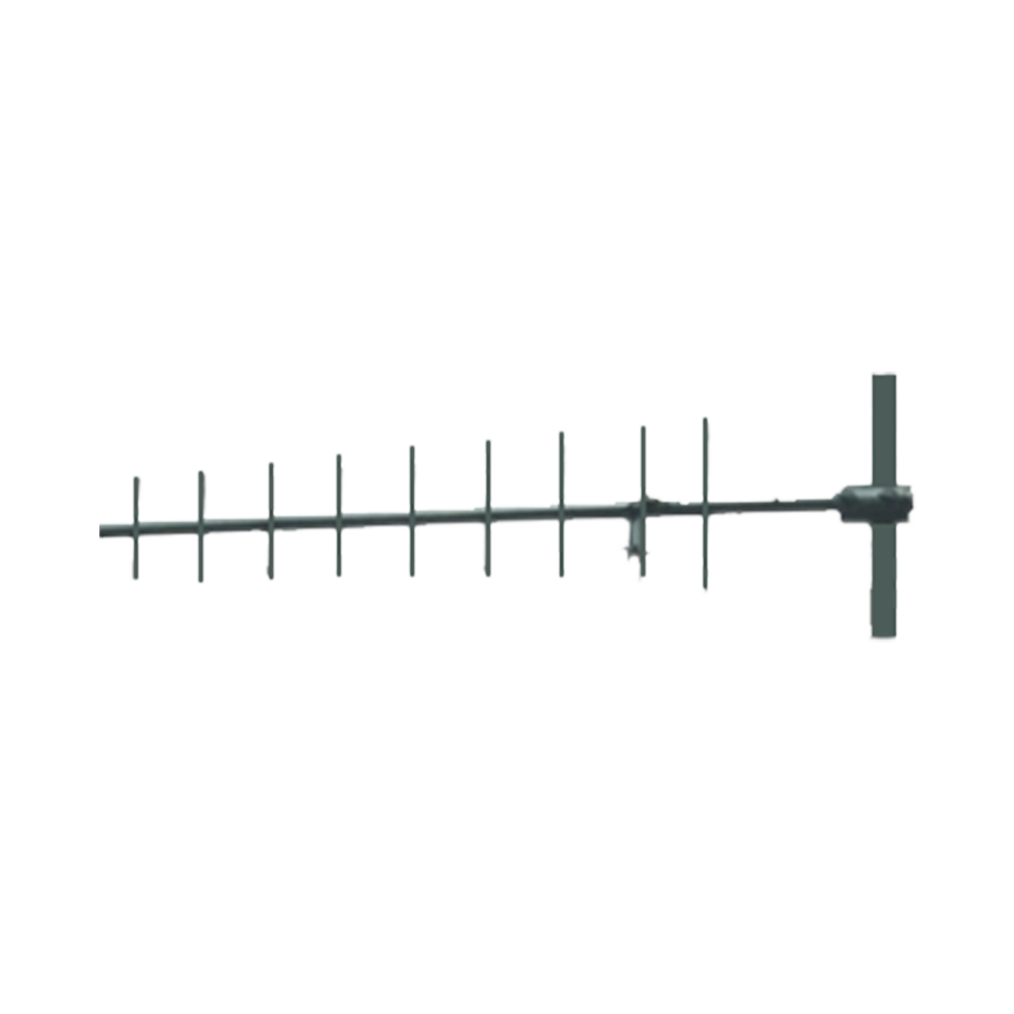 Antena Yagi Direccional de 450-470 MHz, 9 Elementos, 11 dB, 15 MHz, 300 Watt, N Hembra.