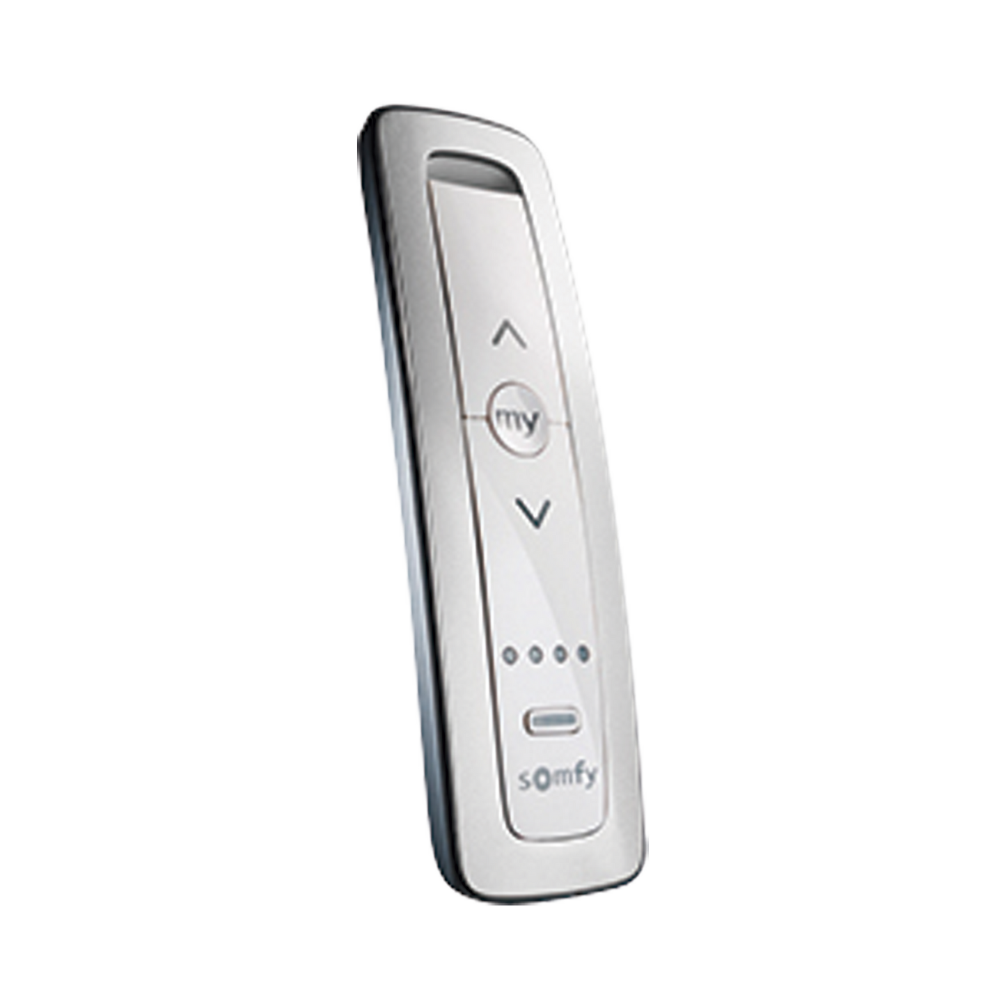 Control remoto RTS 5 canales, Emite instrucciones: subir, bajar y detener, con posición favorita programada «my».
