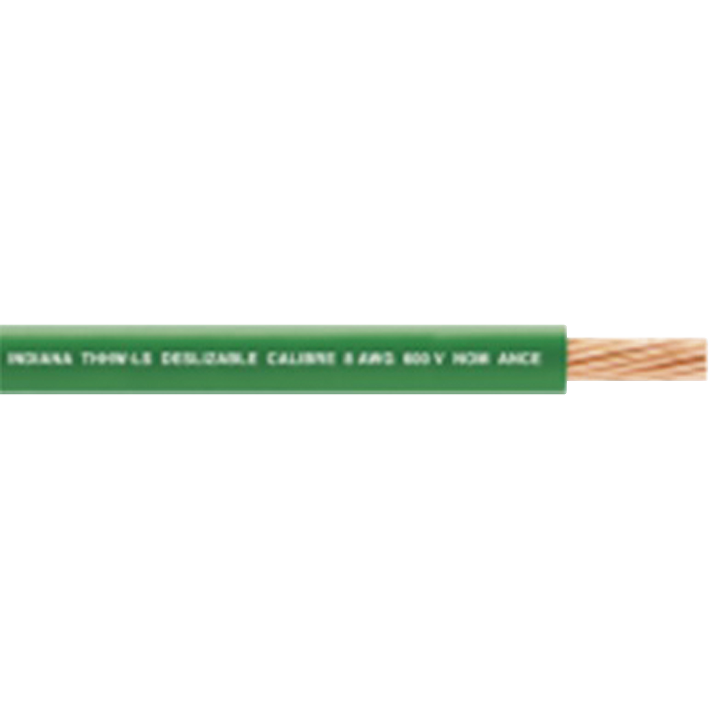 (SLY311) Cable Eléctrico de Cobre Recubierto THW-LS Calibre 12 AWG 19 Hilos Color Verde (100 Metros (328.08 Pies))