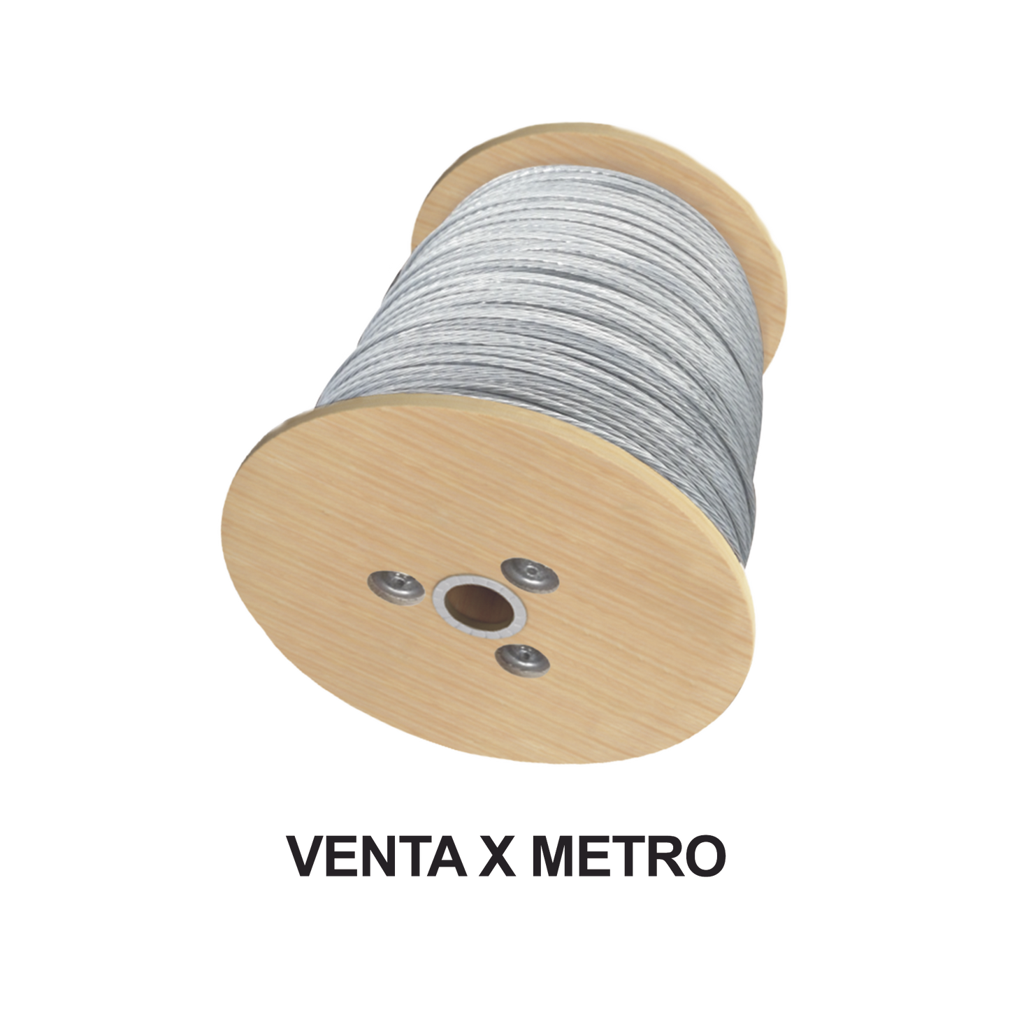 Cable Retenida 7 Hilos, Resistencia 2154 Kg. Diámetro 1/4" (Precio por Metro).