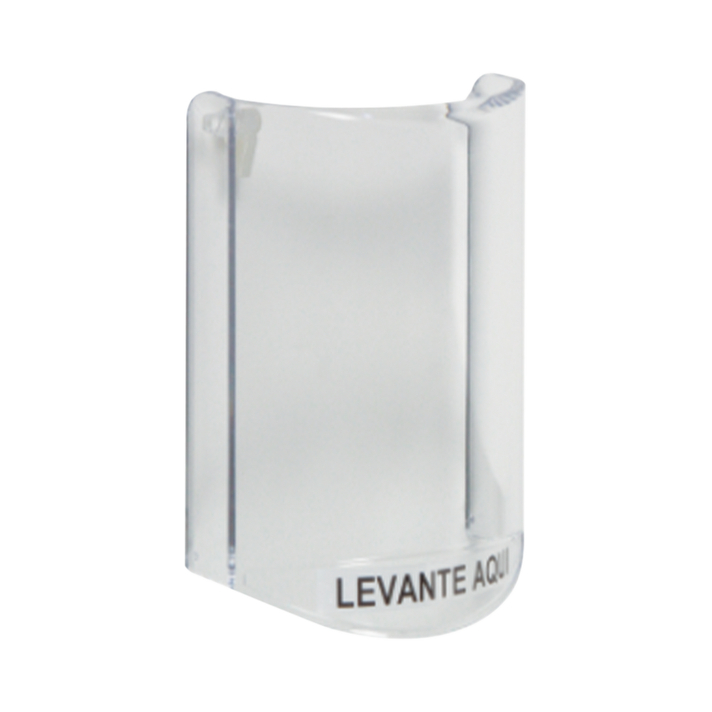 Cubierta Protectora De Policarbonato, Súper Resistente, Sin Sonido, Texto En Español, Para Botones Multiusos De STI