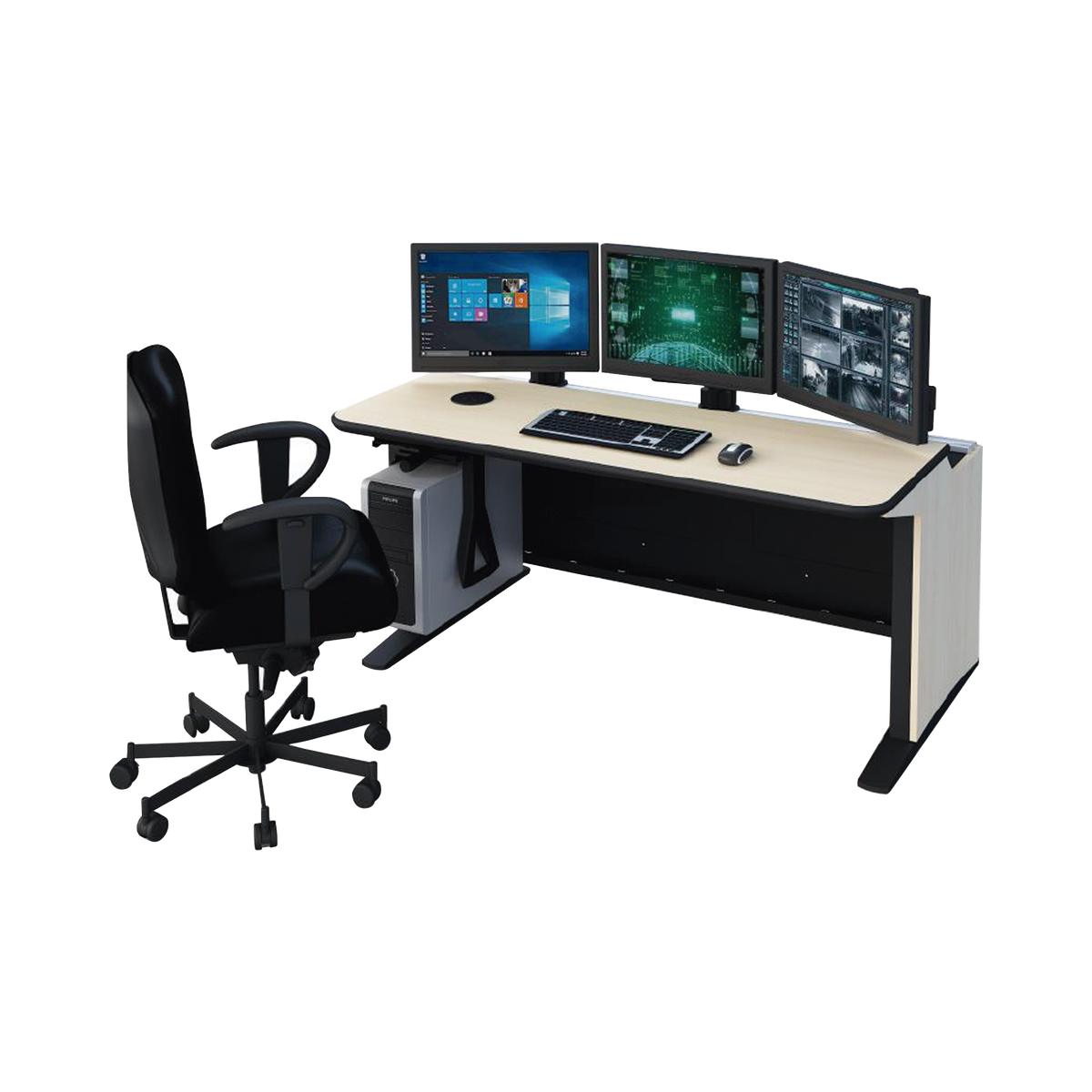 Mueble de Monitoreo AXIS para 1 Operador