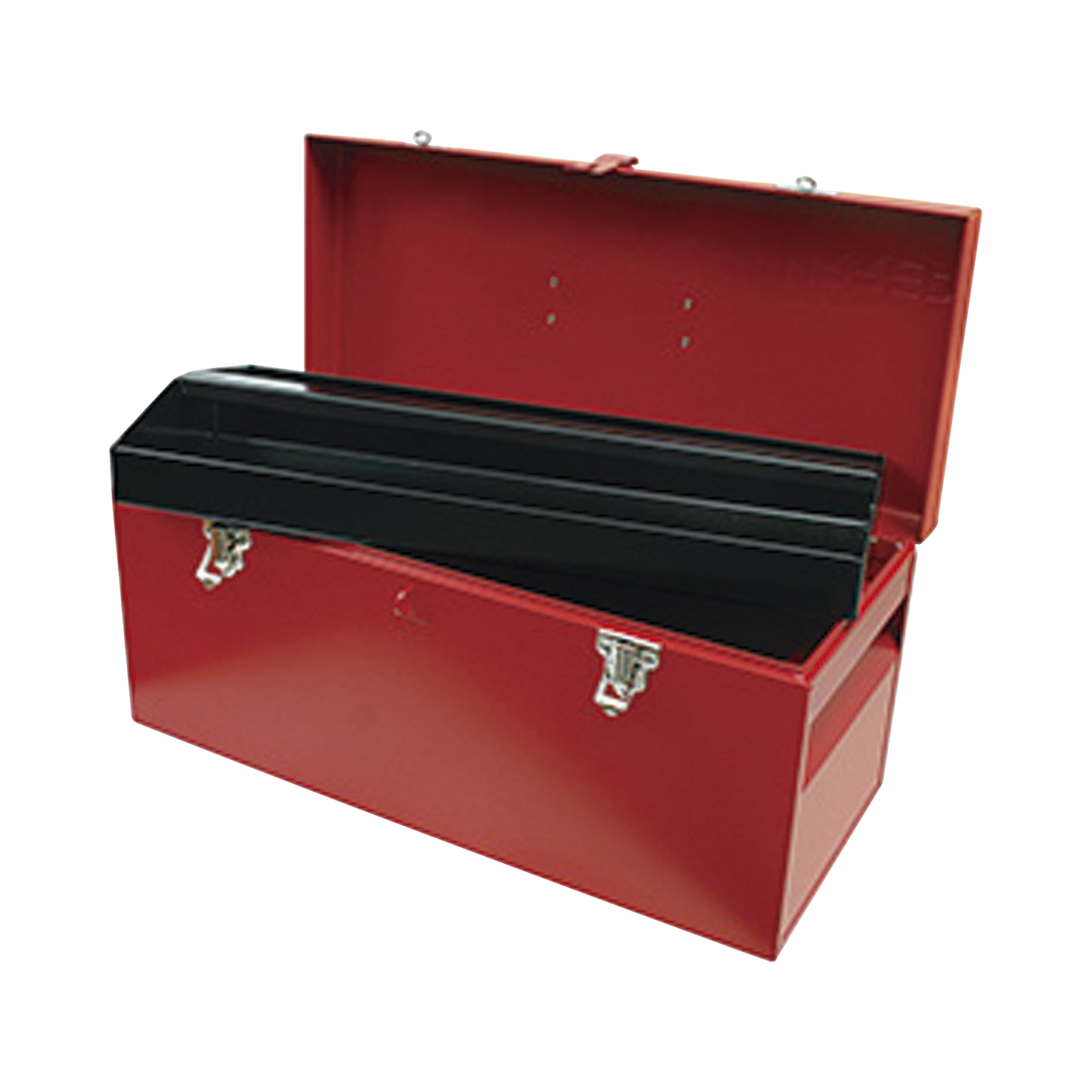 Caja de herramientas metálica con soble cerradura de 51 x 21.5 x 24cm.
