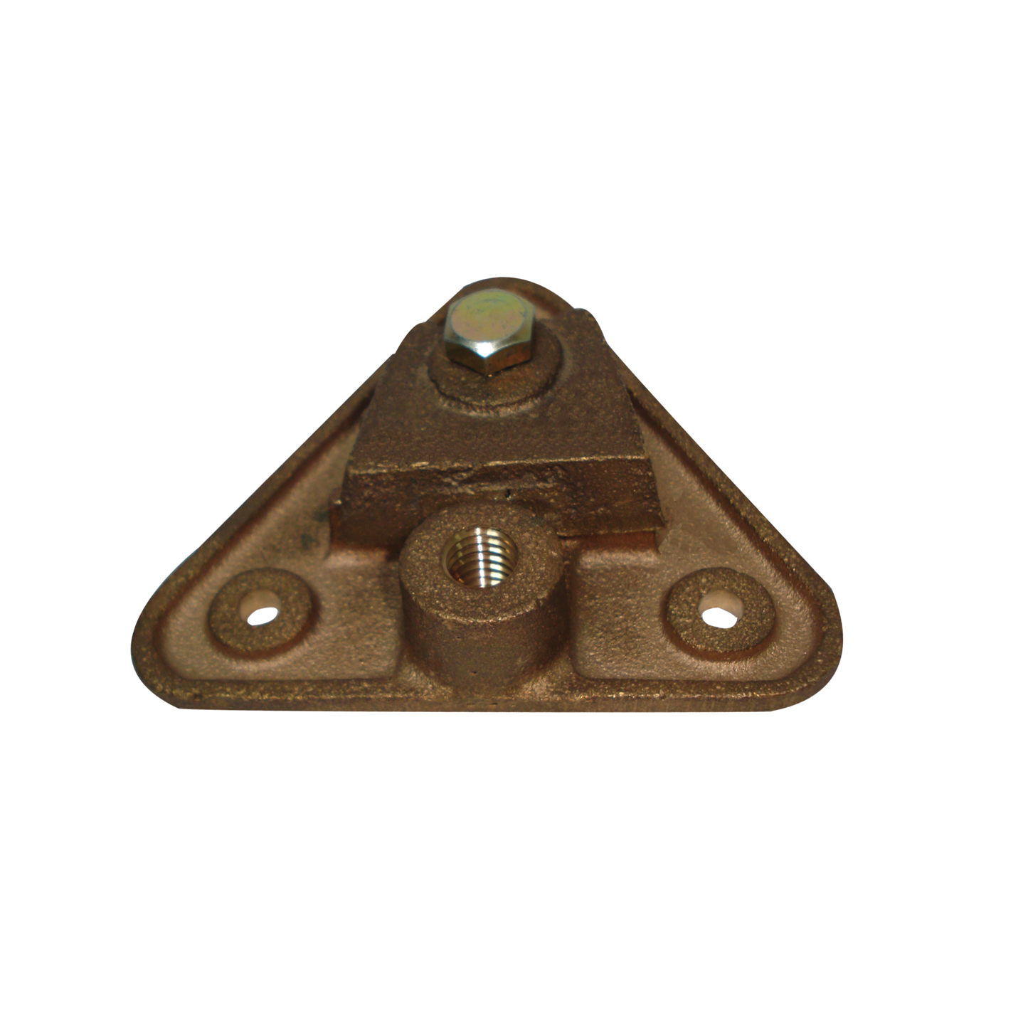 Base Triangular para Punta Pararrayo Maciza.