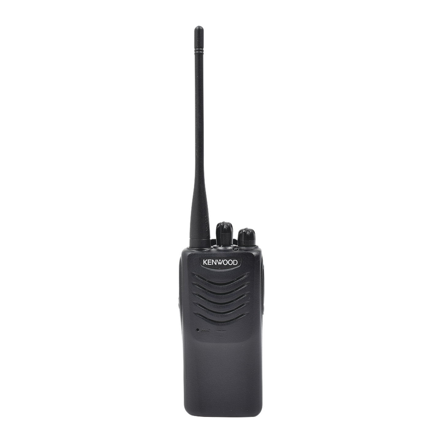 Radio portátil profesional UHF 440-480 MHz · 4 W · 16 canales · MIL-STD-810 · IP54 · VOX · Batería 12 hrs · 3 años de garantía. Incluye antena, batería, cargador y clip