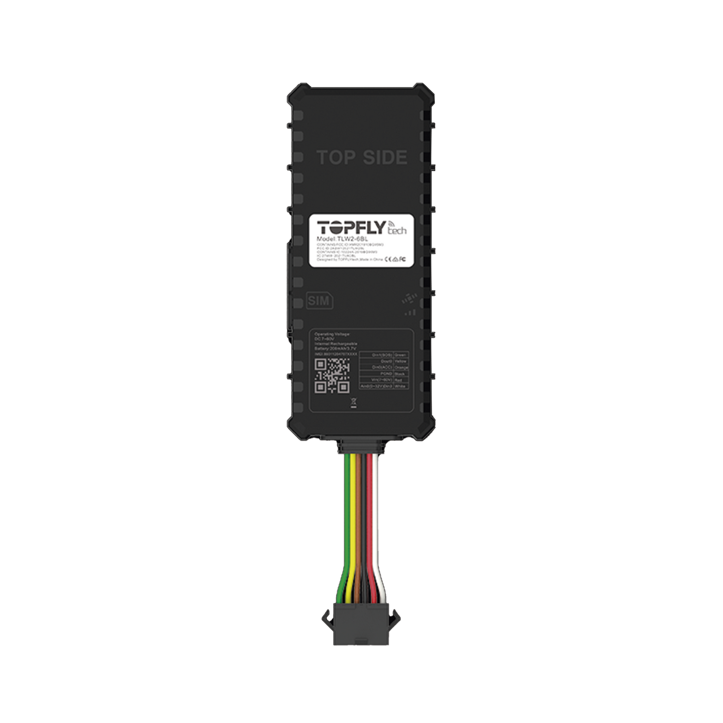 Tecnología de seguimiento básico para vehículos / rastreador satelital con conectividad 4G LTE y BLE / alertas de encendido y apagado del motor / función de emergencia SOS