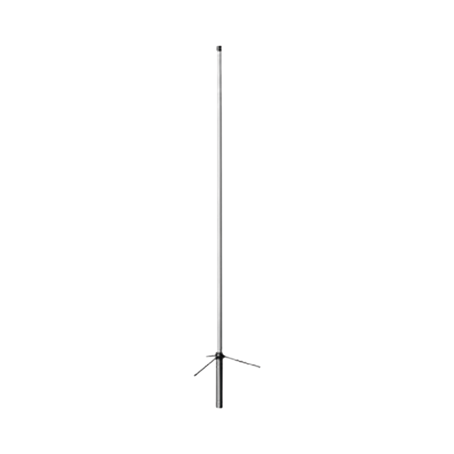 Antena base UHF, fibra de vidrio ajustable, rango de frecuencia 430 - 490 MHz