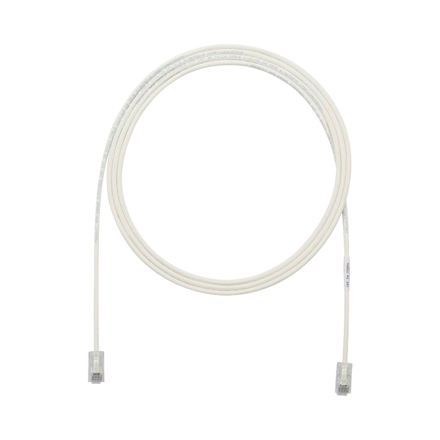 Cable de Parcheo UTP Cat6A, CM/LSZH, Diámetro Reducido (28AWG), Color Blanco Mate, 3.05 Metros (10 Pies)