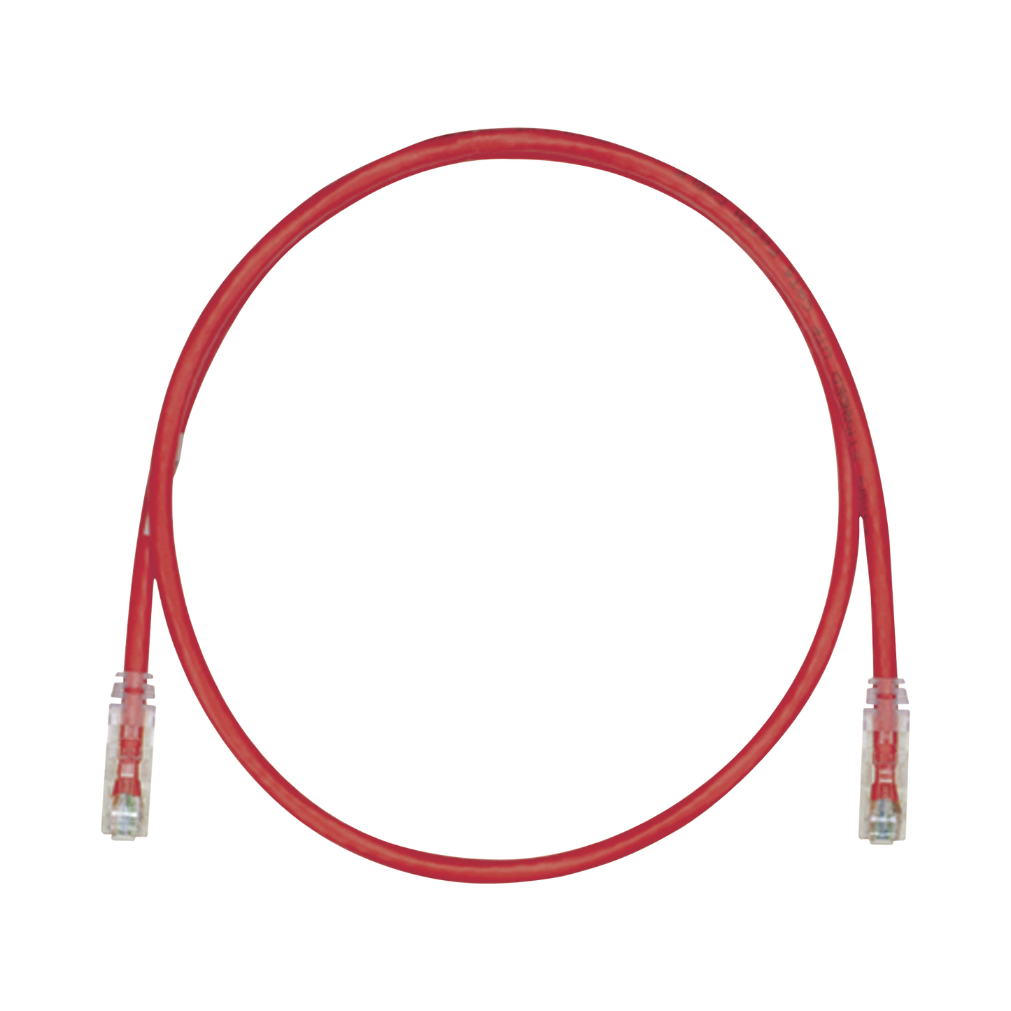 Cable de Parcheo TX6, UTP Cat6, 24 AWG, CM, Color Rojo, 4.57 Metros (15 Pies)