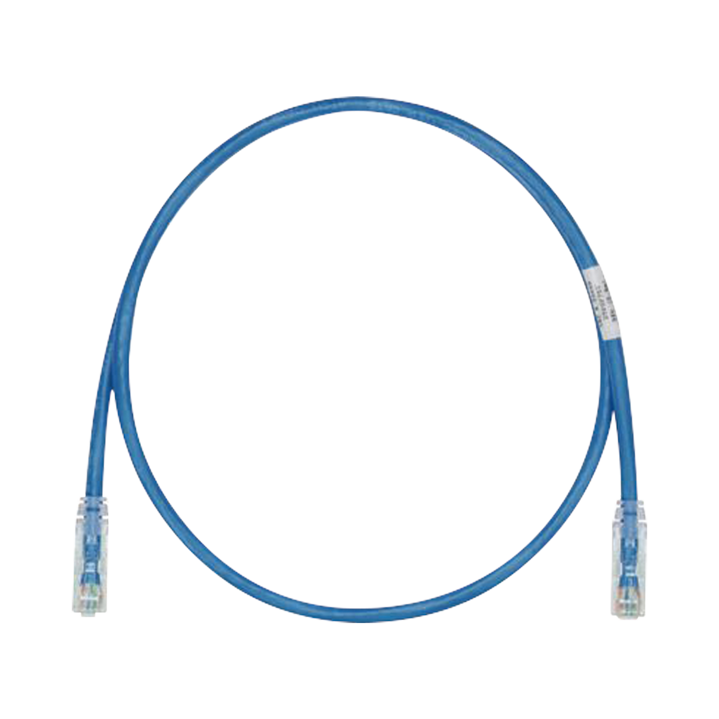 Cable de Parcheo TX6, UTP Cat6, 24 AWG, CM, Color Azul, 2.13 Metros (7 Pies)