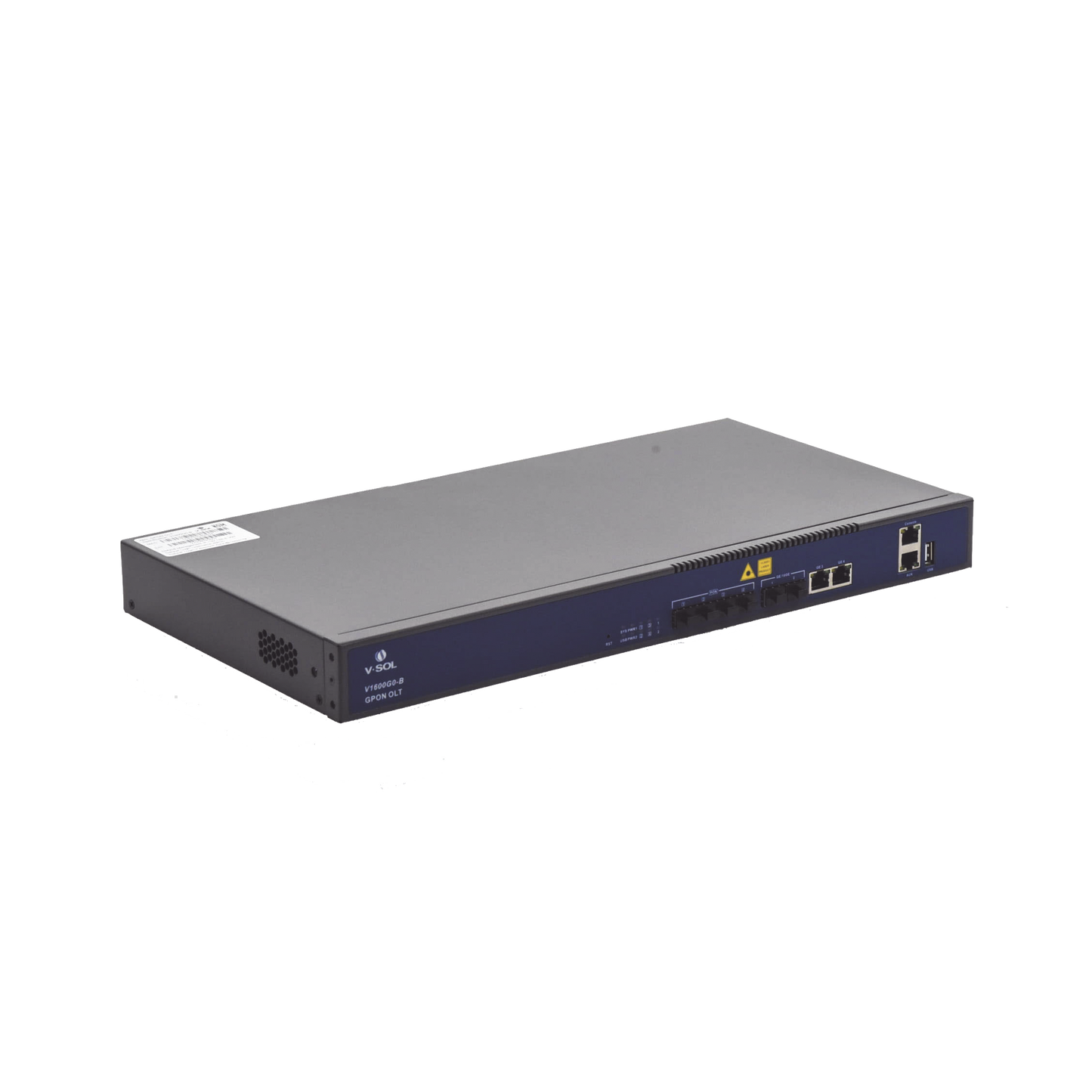 OLT de 4 puertos GPON con 4 puertos Uplink (2 puertos Gigabit Ethernet + 2 Puertos SFP+) , hasta 512 ONUS,