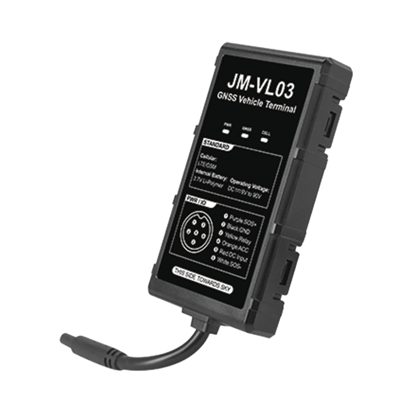 Localizador vehicular 4G con IP65 /