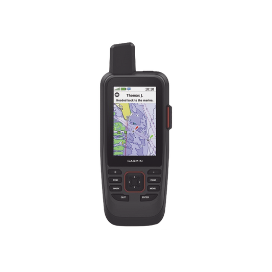 GPS Portátil GPSMAP® 86sci / Pantalla Transflectiva 3" / Resolución 240x400 píxeles / Batería Recargable hasta 35 Horas / Memoria 16 GB / Brújula de Tres Ejes / Compatible con Garmin Connect? / IPX7 / MIL-STD-810 / Mapas BlueChart® g3